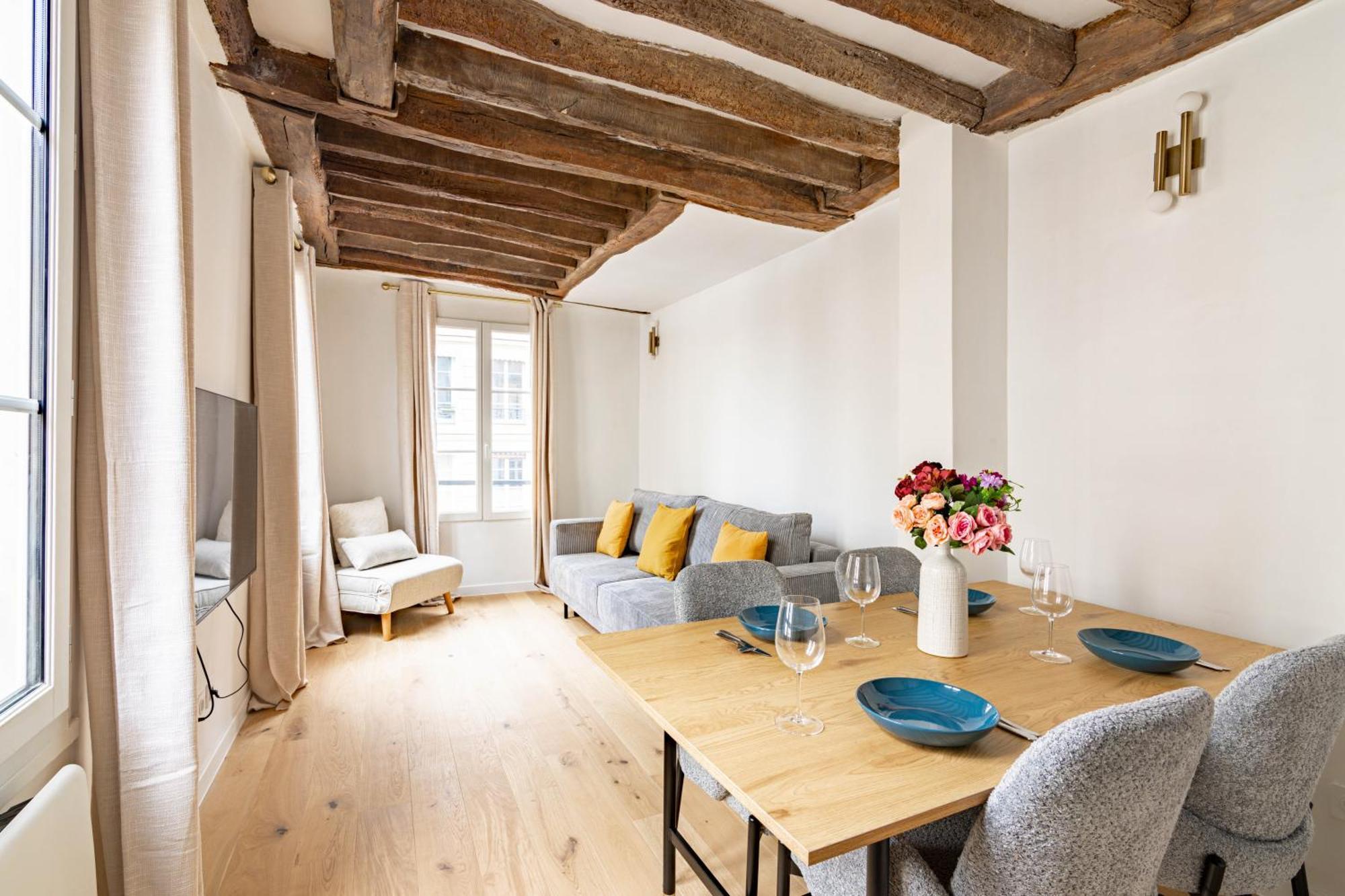 Appartement Quartier Fontaine Chatelet Les Halles Free Netflix ปารีส ภายนอก รูปภาพ