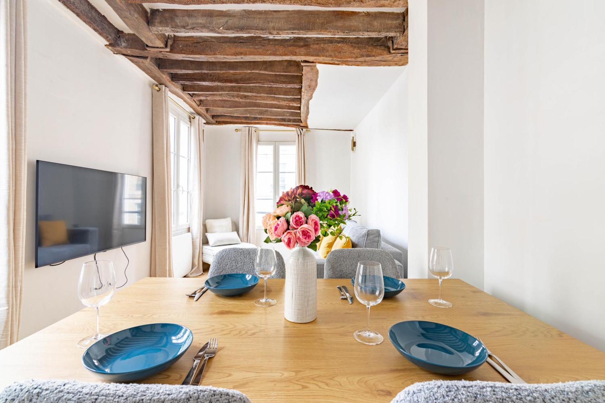 Appartement Quartier Fontaine Chatelet Les Halles Free Netflix ปารีส ภายนอก รูปภาพ