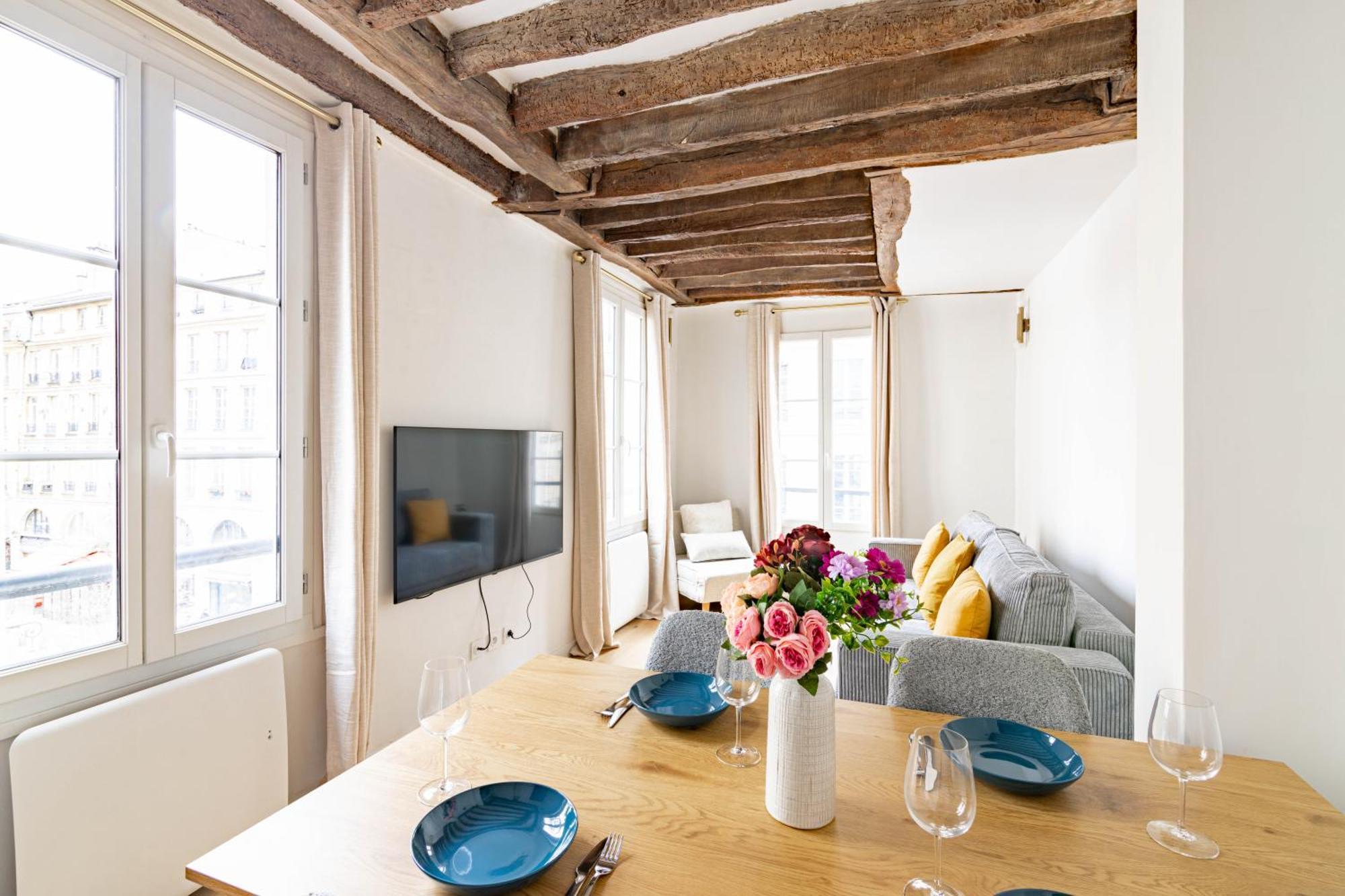 Appartement Quartier Fontaine Chatelet Les Halles Free Netflix ปารีส ภายนอก รูปภาพ
