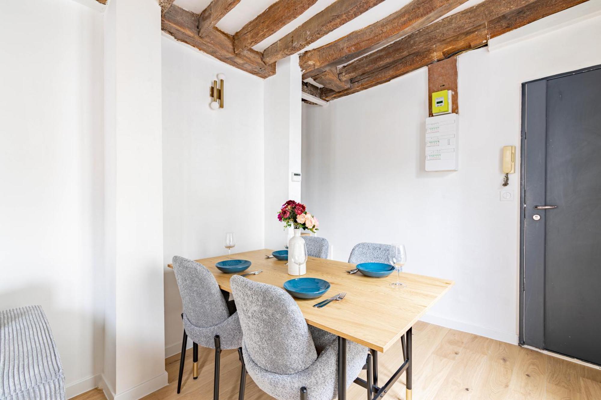 Appartement Quartier Fontaine Chatelet Les Halles Free Netflix ปารีส ภายนอก รูปภาพ