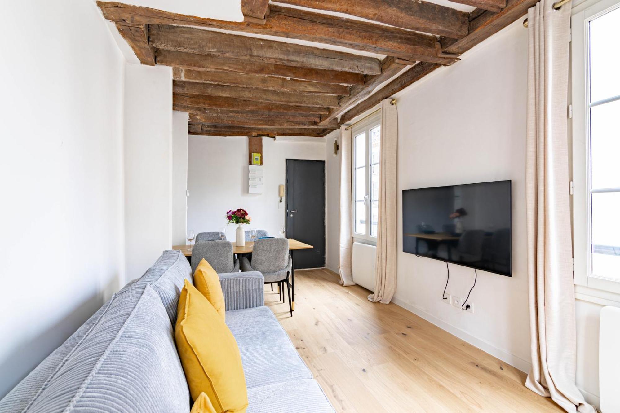 Appartement Quartier Fontaine Chatelet Les Halles Free Netflix ปารีส ภายนอก รูปภาพ