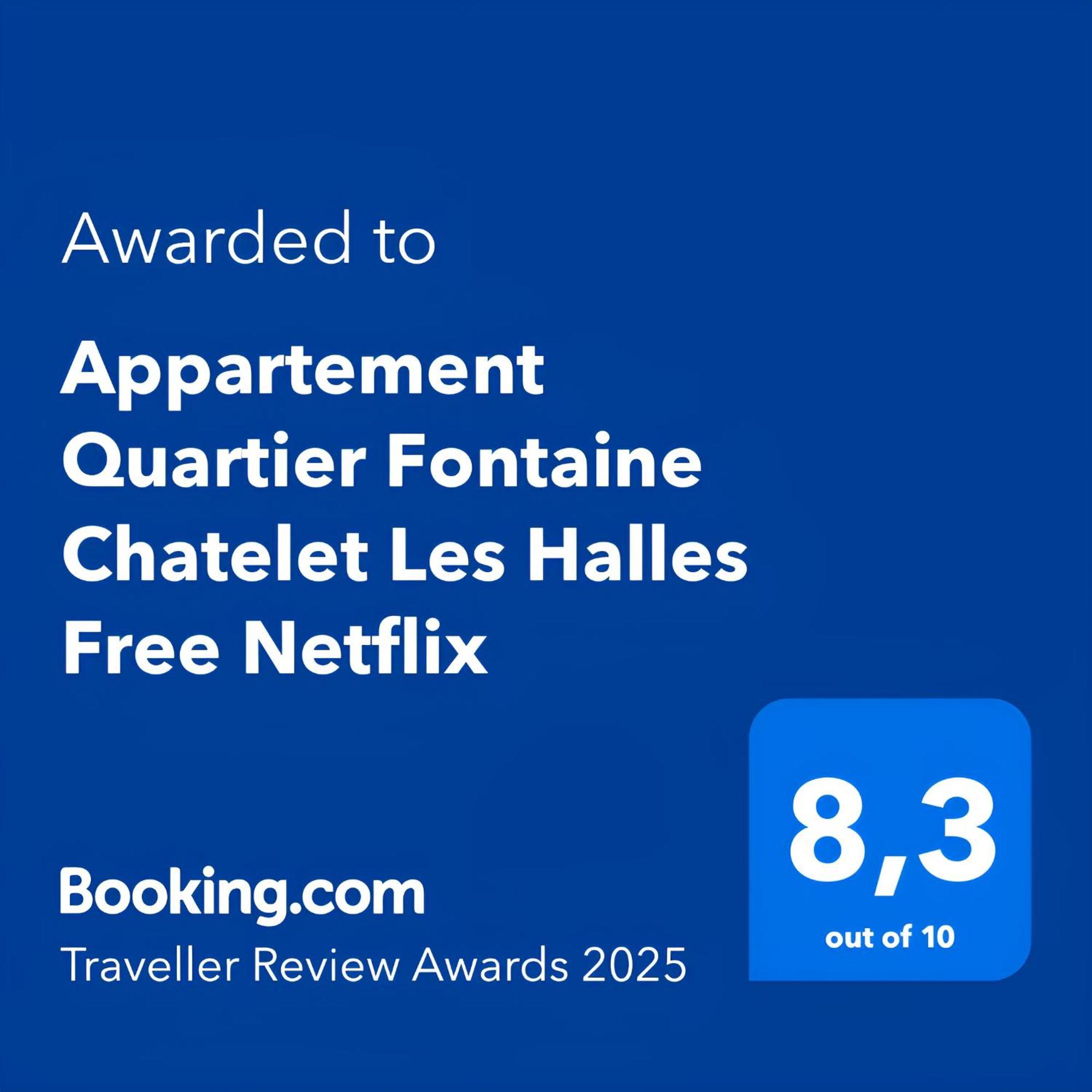 Appartement Quartier Fontaine Chatelet Les Halles Free Netflix ปารีส ภายนอก รูปภาพ
